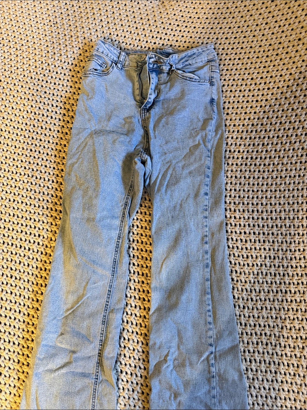 Light Blue Women’s High-Rise Flared Jeans